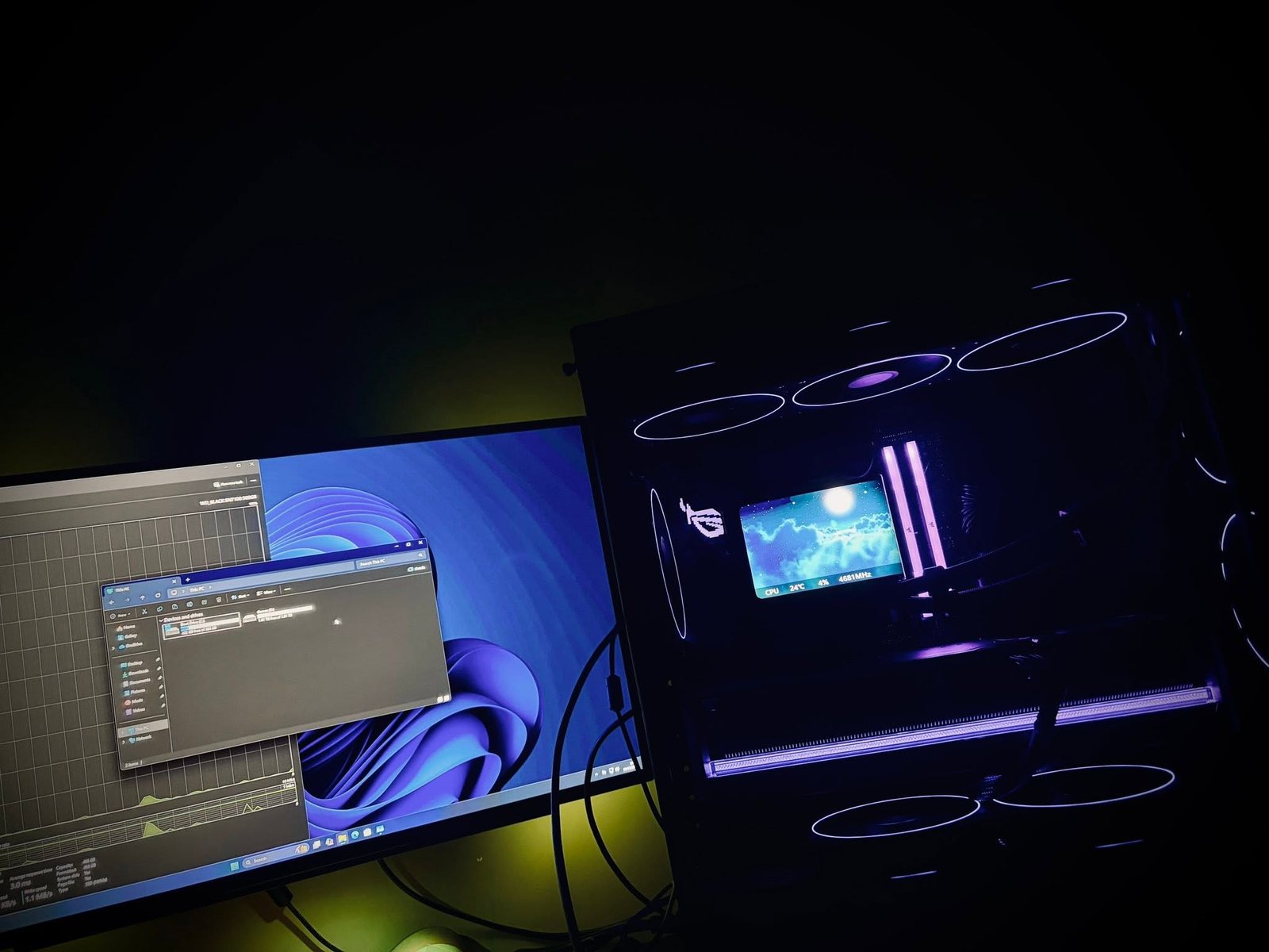 Custom gaming PC build by Cymru Computers