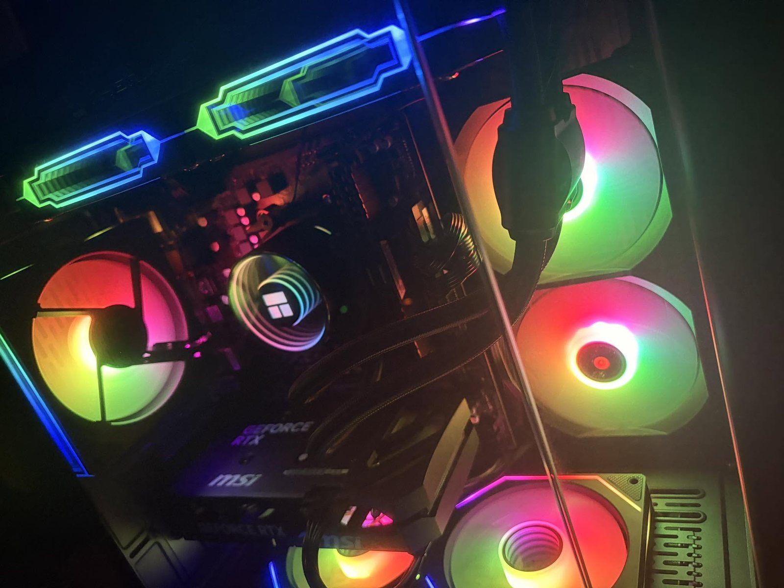 Custom gaming PC build by Cymru Computers