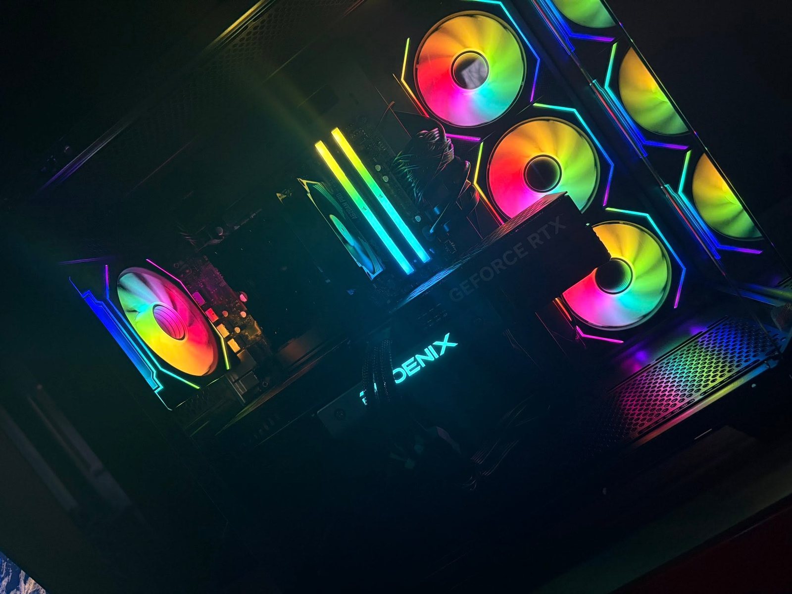 Custom gaming PC build by Cymru Computers