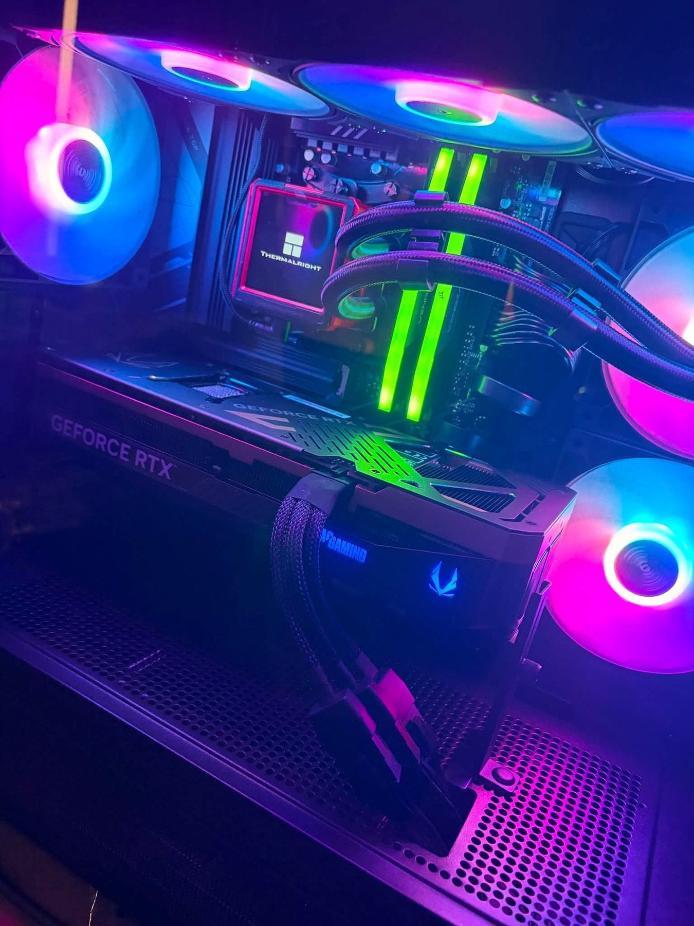 Custom gaming PC build by Cymru Computers