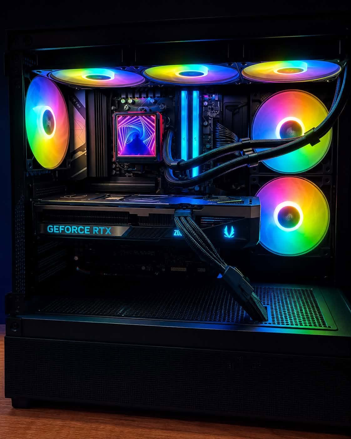 Custom gaming PC build by Cymru Computers