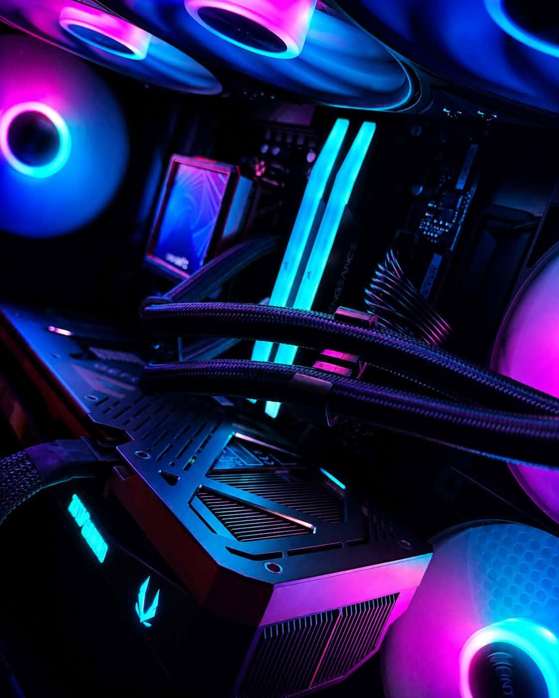 Custom gaming PC build by Cymru Computers